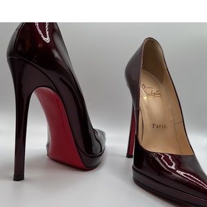 Louboutin patent leather pumps